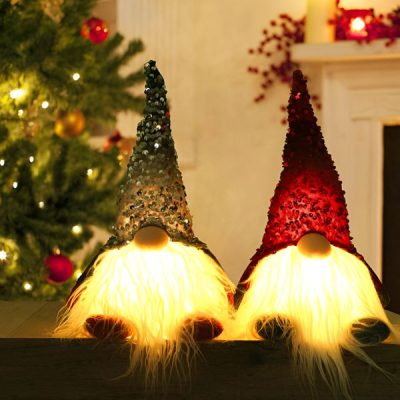 Светещ Коледен елф | GNOMEK