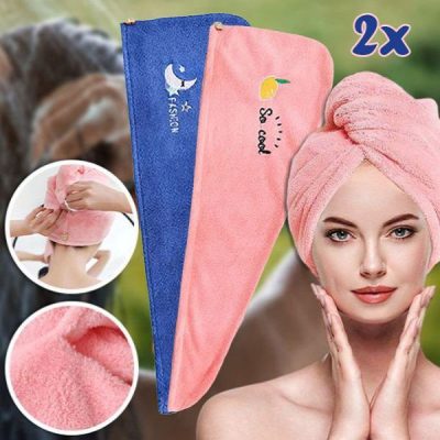 Кърпа за коса с бързо съхнене (2 броя) | HAIRWRAP