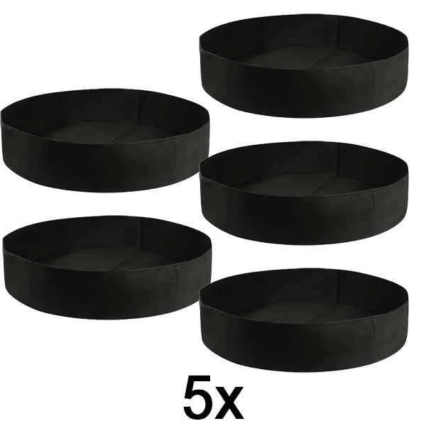 5x Текстилна повдигната градинска леха – 90 x 30 см, дишащ филц | PLANTIE