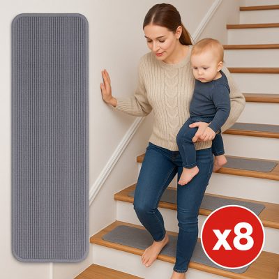 Подложка за стълби с противоплъзгащо покритие (8 бр.) | STEPRUG