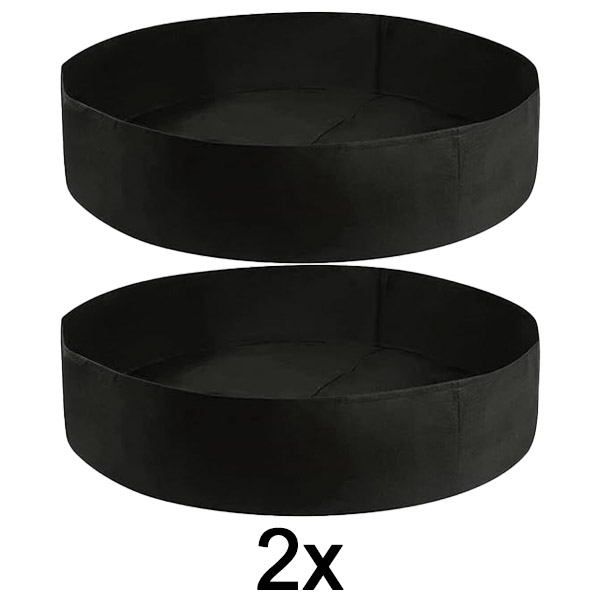 2x Текстилна повдигната градинска леха – 90 x 30 см, дишащ филц | PLANTIE